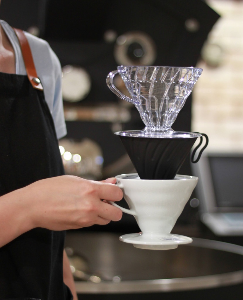 Hario V60 Goutteur à Café En Céramique Blanc Taille 01