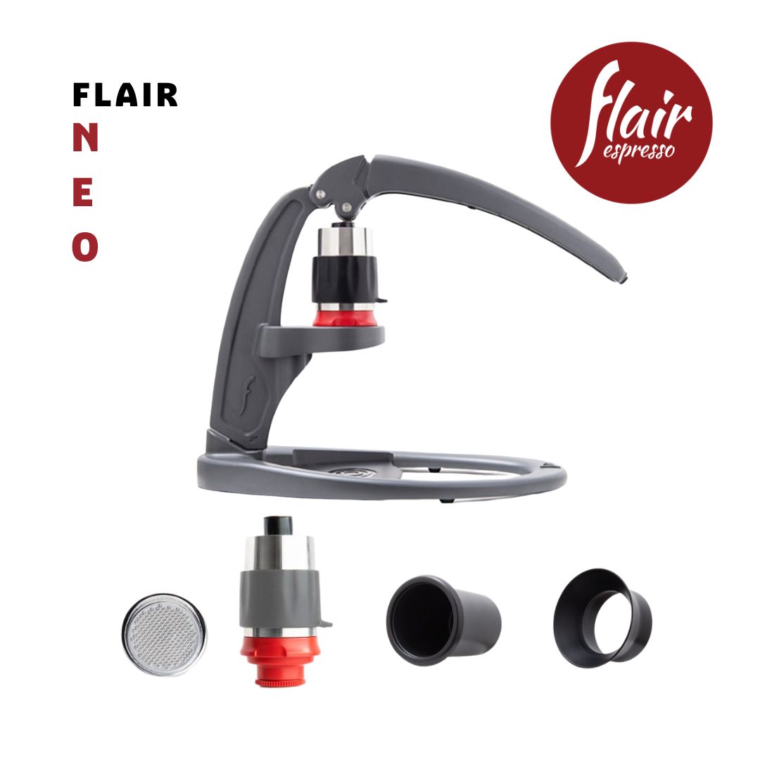  Flair El NEO Espresso - Una máquina de café espresso con  palanca manual para el hogar, sin cápsulas y sin enchufes : Herramientas y  Mejoras del Hogar